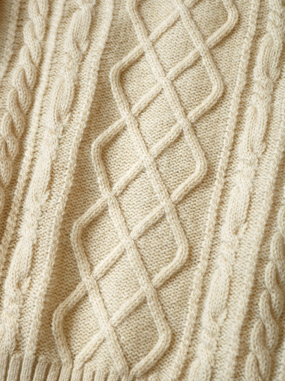 Kapital 5G Wool Cable Knit Elbow Catpital Cardigan