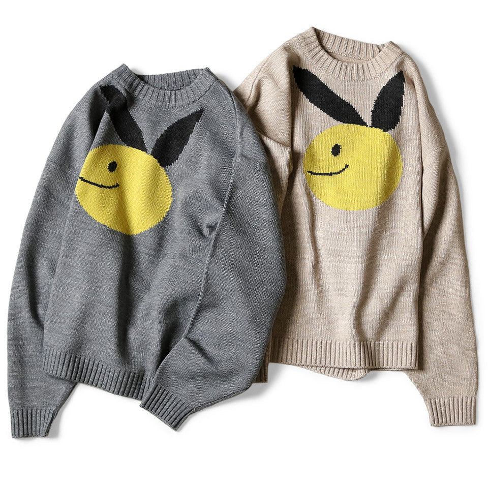 Kapital 7G Wool Crew Sweater (Coneybowy)
