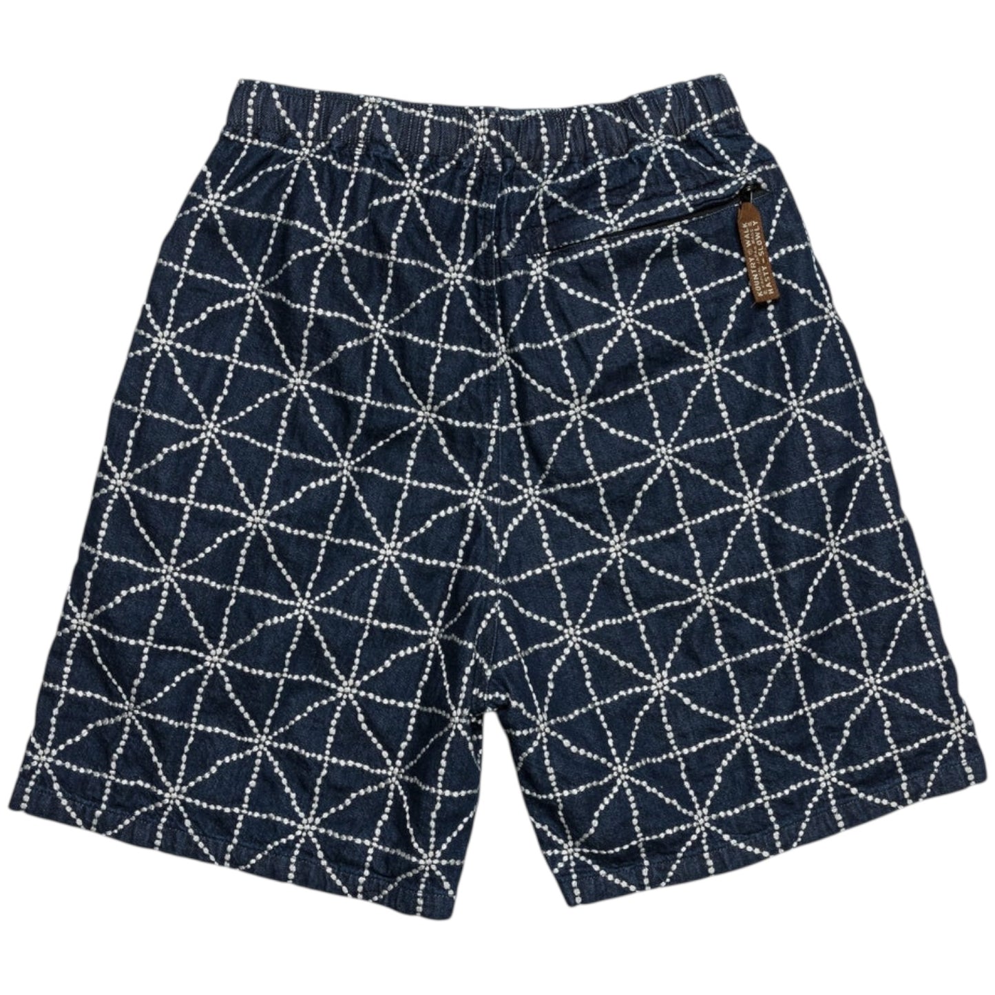 Kapital Denim Folk-Dojo Embroidered Easy Shorts
