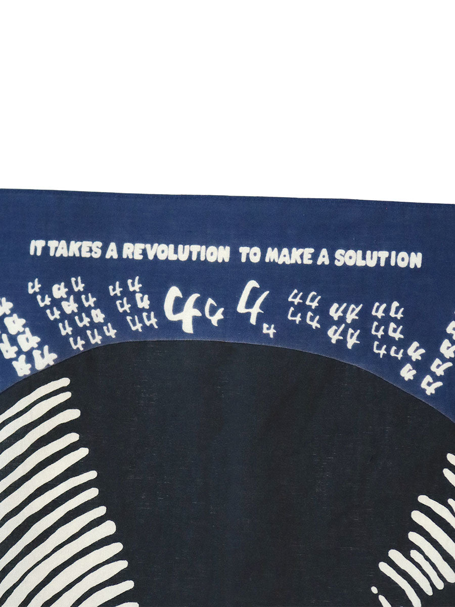 Kapital Fastcolor Selvedge Blue Power Record Bandana