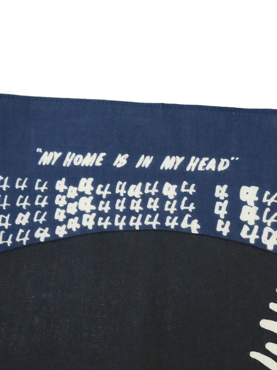 Kapital Fastcolor Selvedge Blue Power Record Bandana