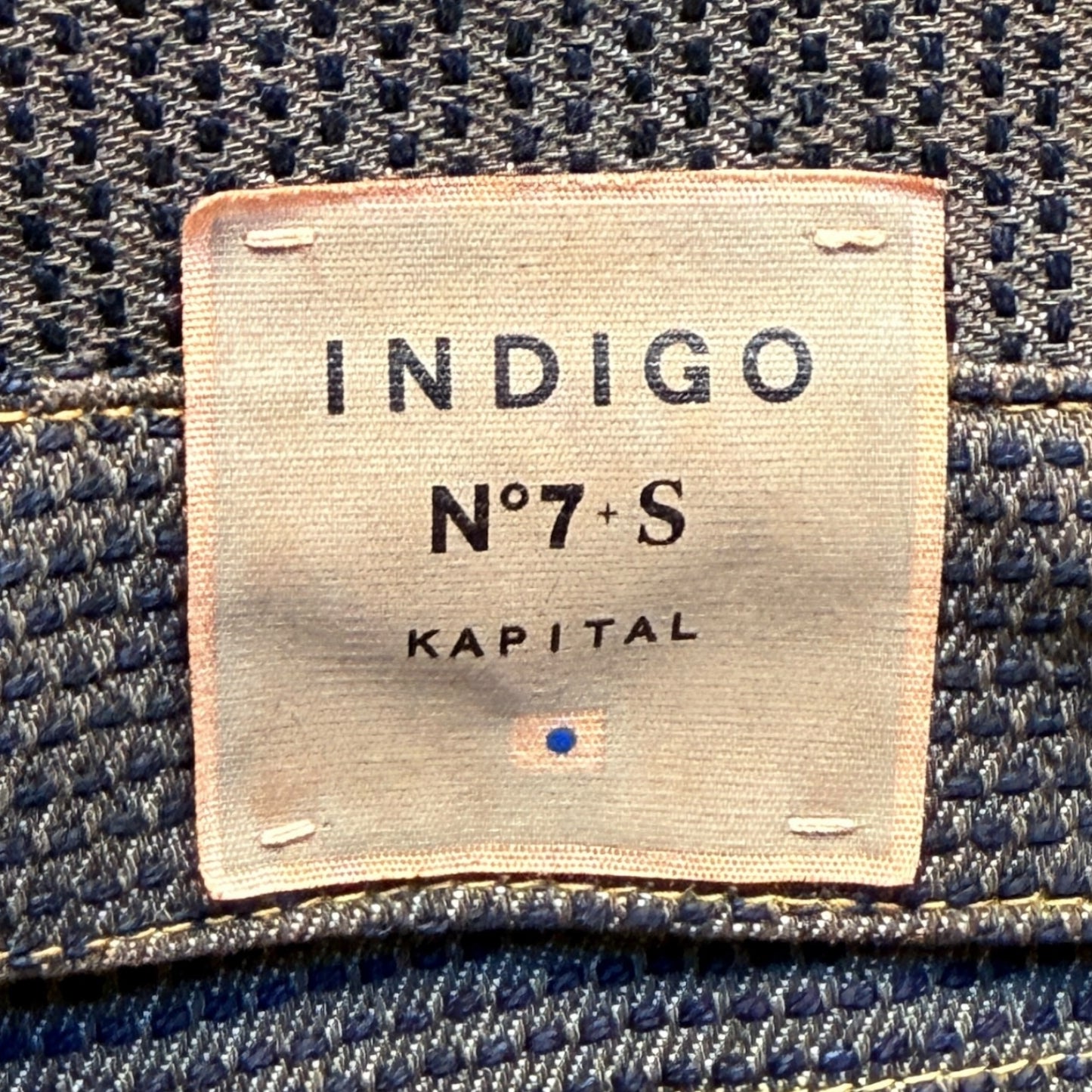Kapital Century Denim No. 7+S Type 1 Jacket (Sumi) (Persimmon Dyed)