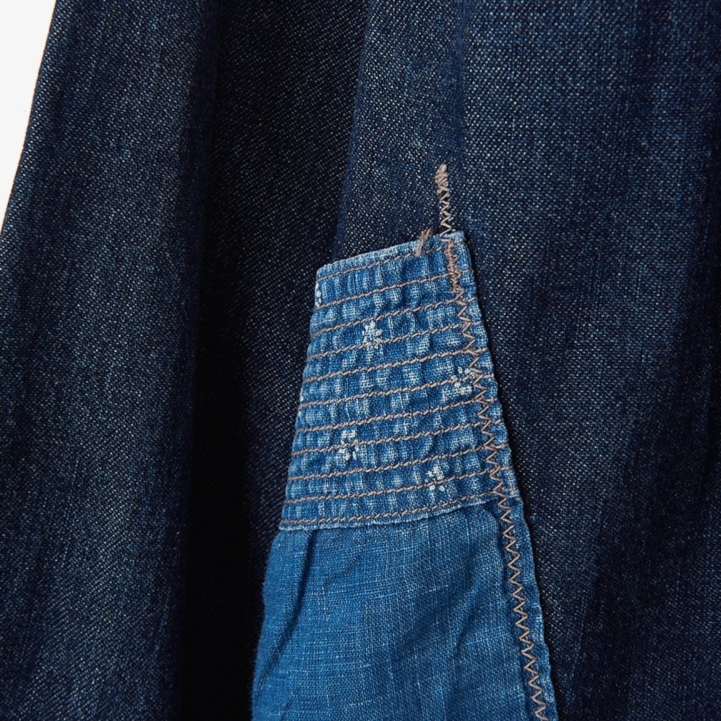 Kapital Cotton x Linen IDG Patchwork Kathmandu Shirt