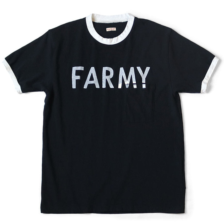 Kapital Tenjiku Ringer Pocket T-shirt (FARMY)