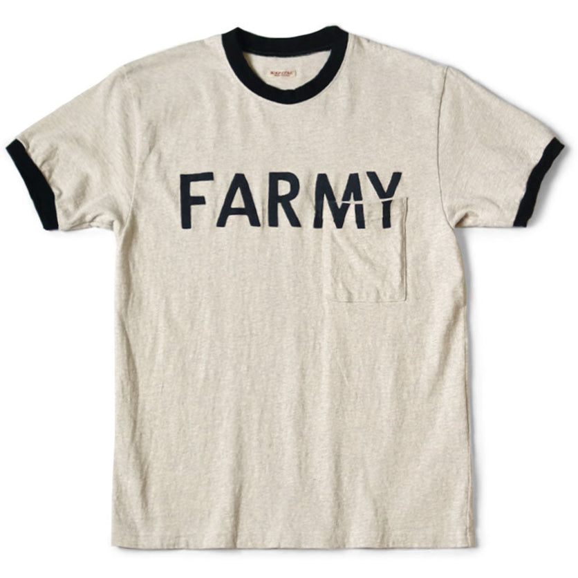 Kapital Tenjiku Ringer Pocket T-shirt (FARMY)