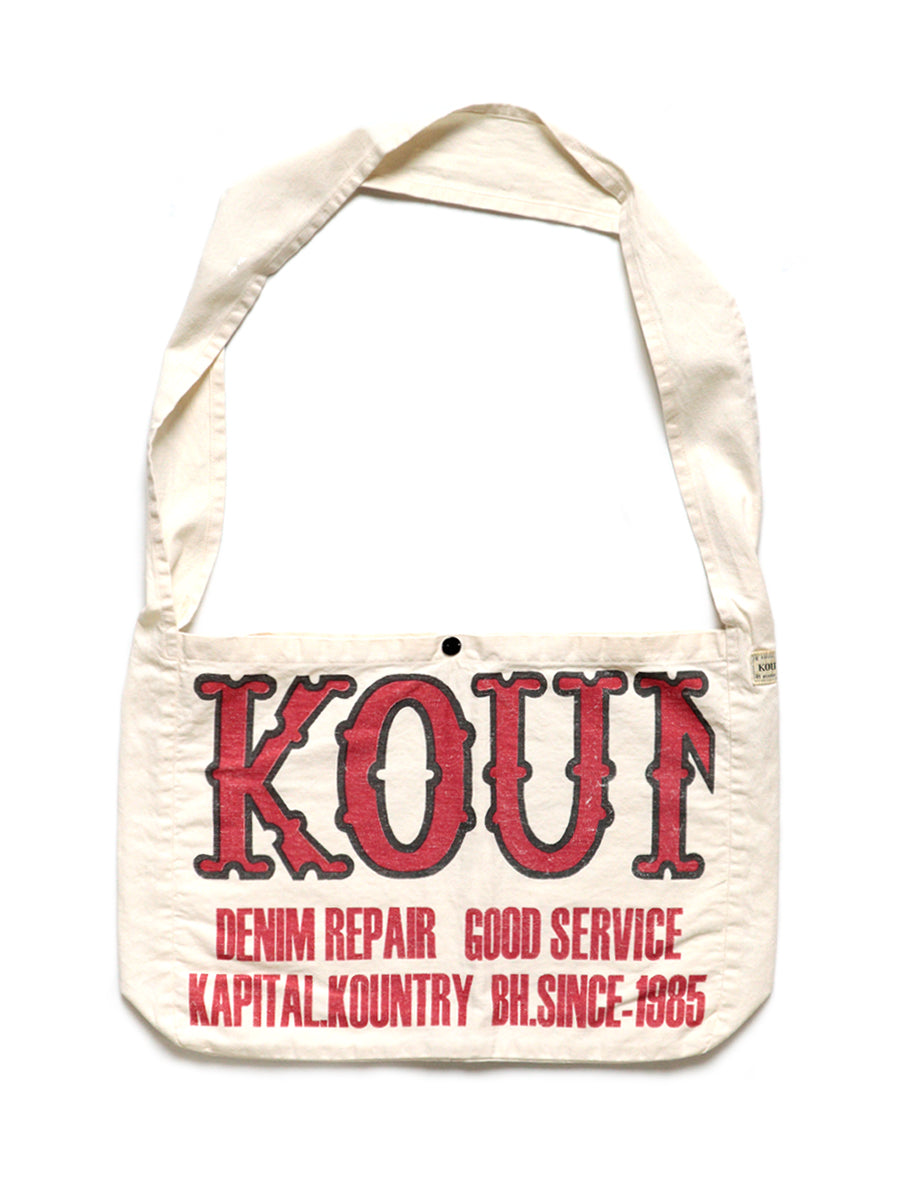 Kapital Cotton Twill Kountry Factory Book Bag