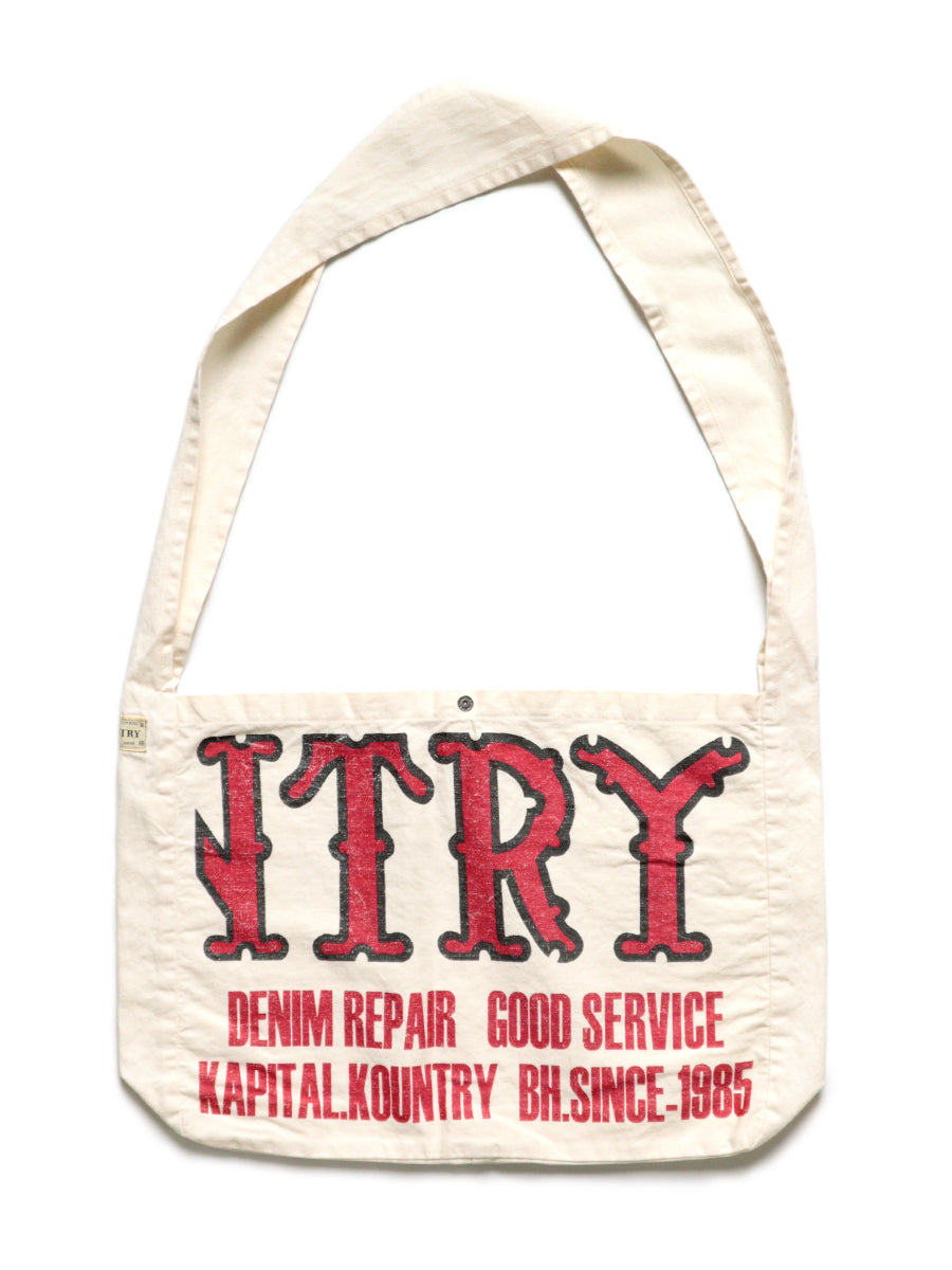 Kapital Cotton Twill Kountry Factory Book Bag