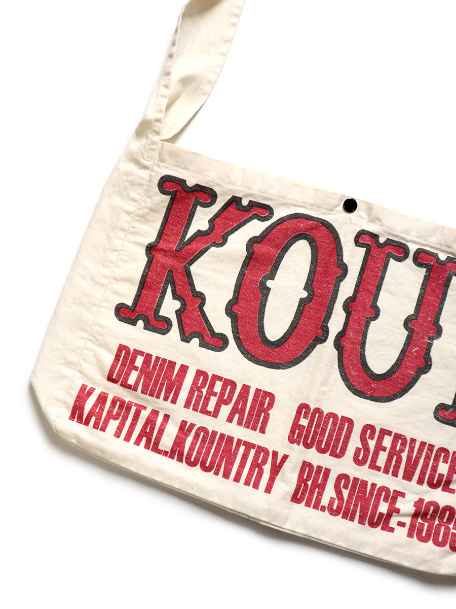 Kapital Cotton Twill Kountry Factory Book Bag