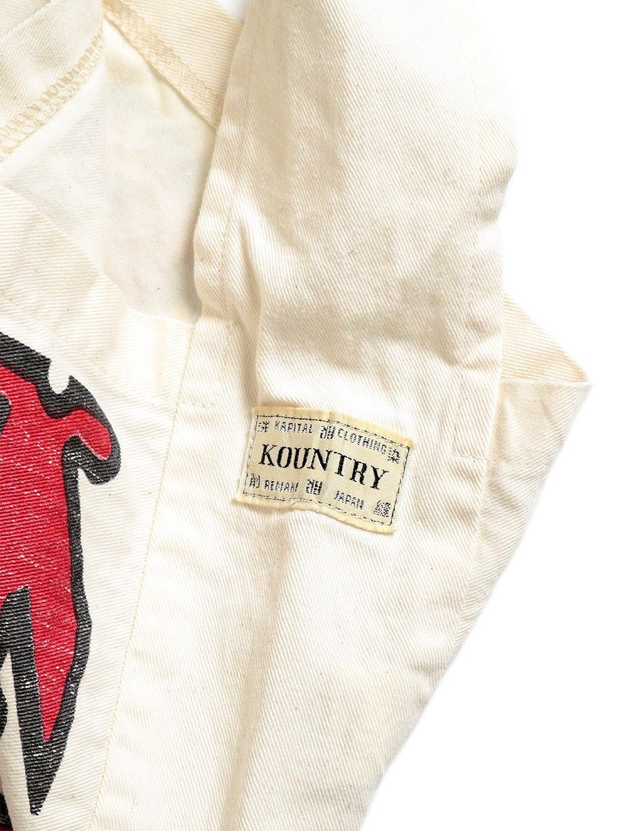 Kapital Cotton Twill Kountry Factory Book Bag