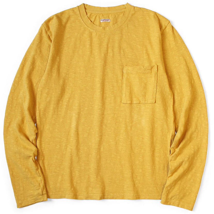 Kapital Amuse Knit Pocket Long Sleeve T-Shirt