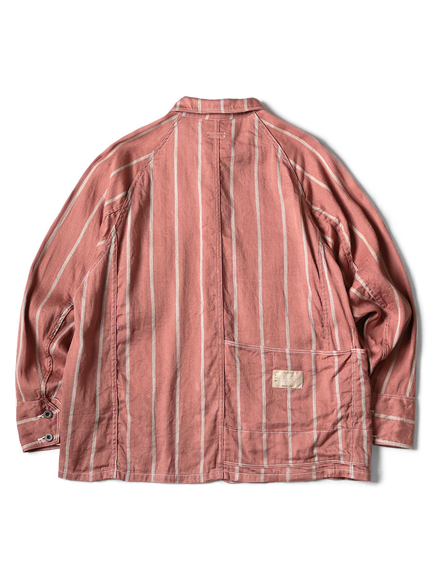 Kapital Linen Phillies Stripe Cactus Coverall