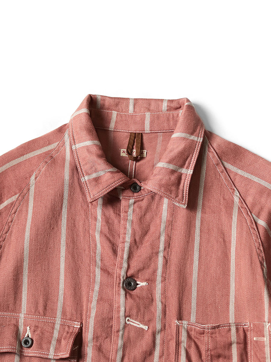 Kapital Linen Phillies Stripe Cactus Coverall