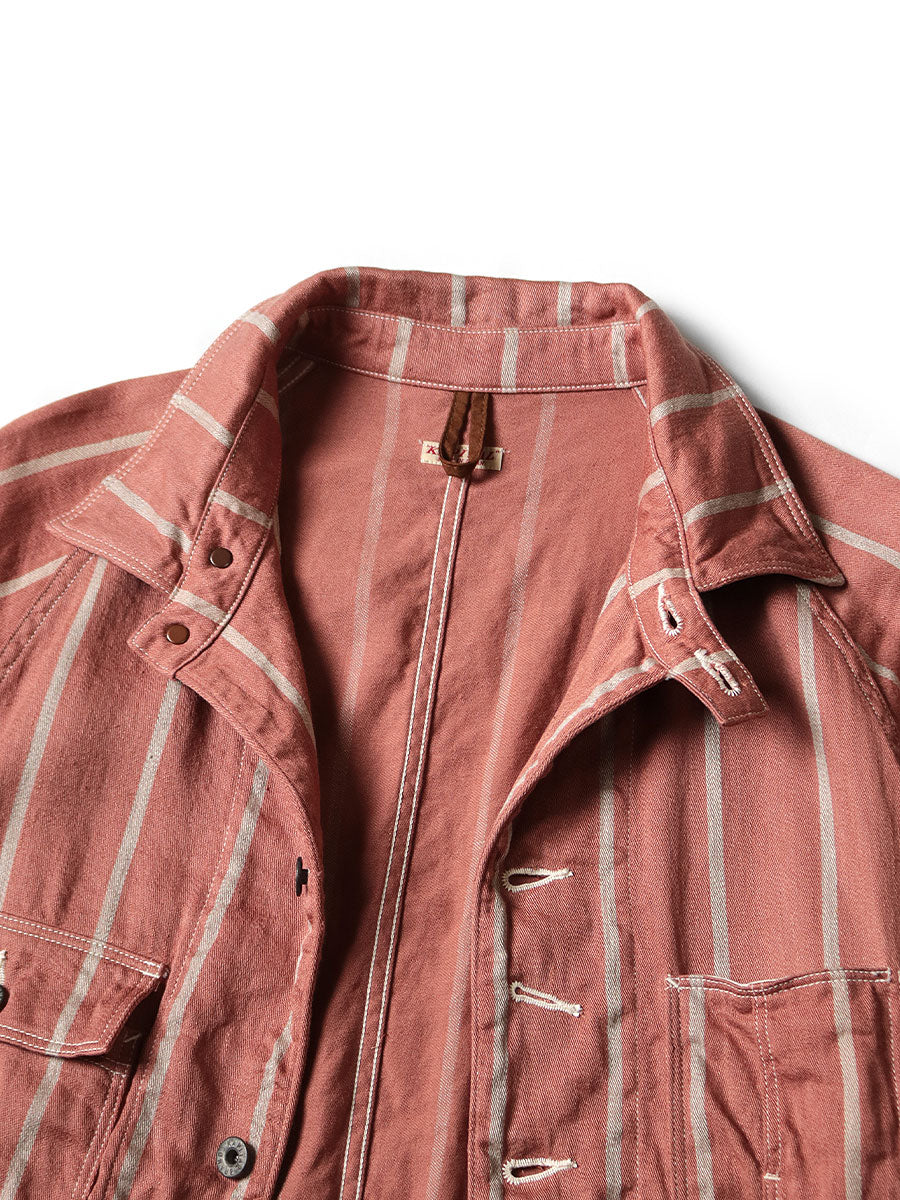 Kapital Linen Phillies Stripe Cactus Coverall