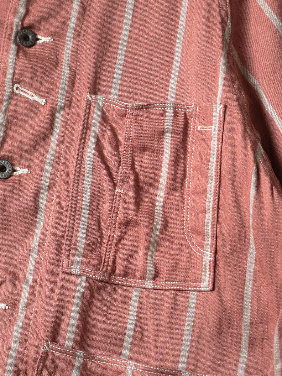 Kapital Linen Phillies Stripe Cactus Coverall