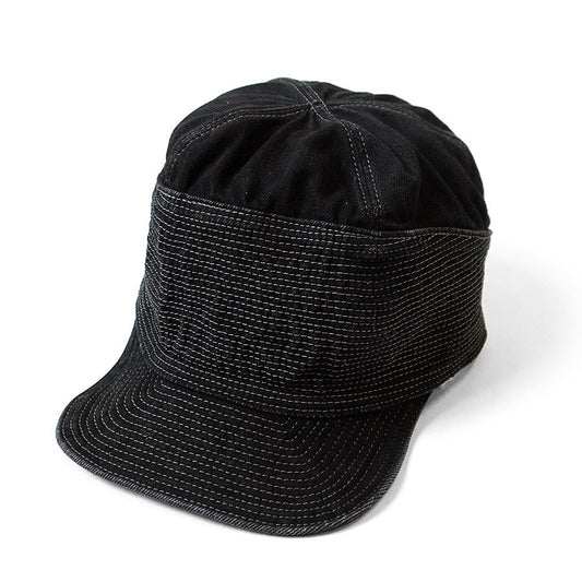 Kapital 11.5oz Black x Black Denim The Old Man & The Sea Cap