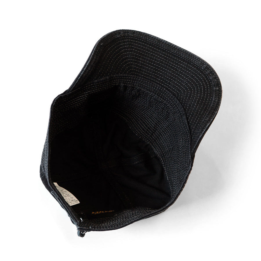 Kapital 11.5oz Black x Black Denim The Old Man & The Sea Cap