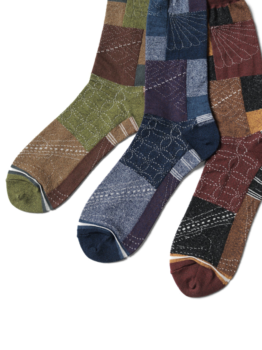 Kapital Furoshiki Patchwork Socks