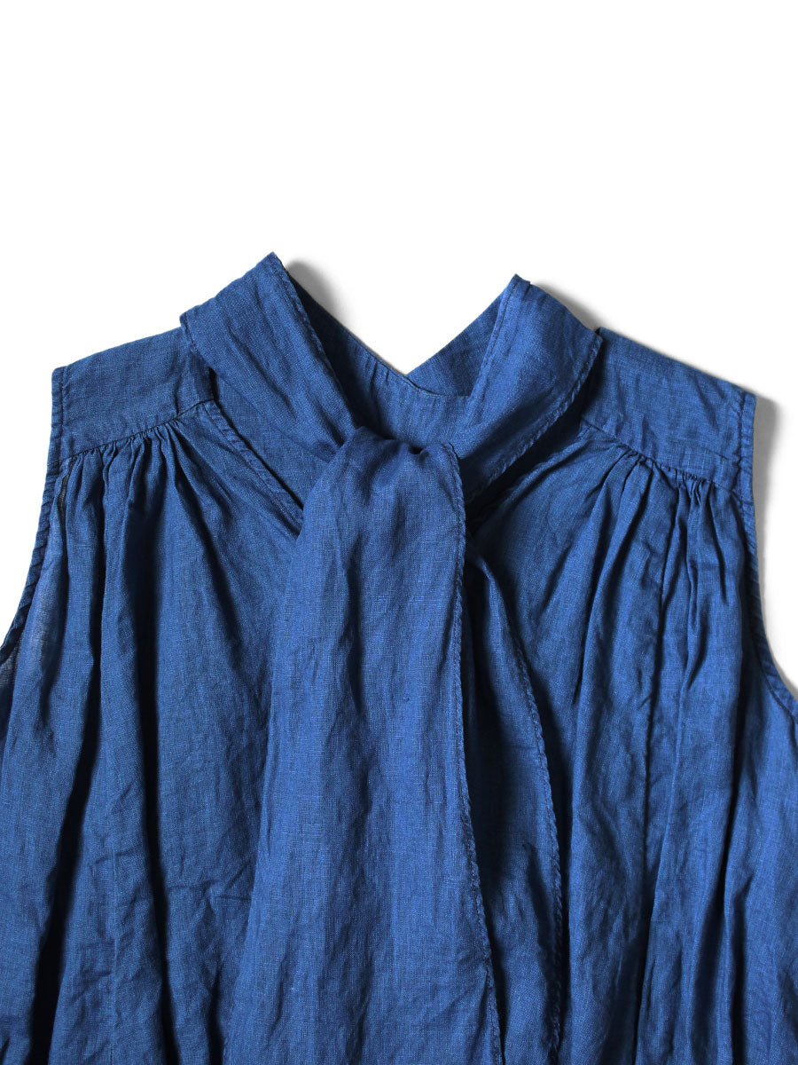 Kapital French Cross Linen 2-Way Choker Cami (Souffle Crest Print)