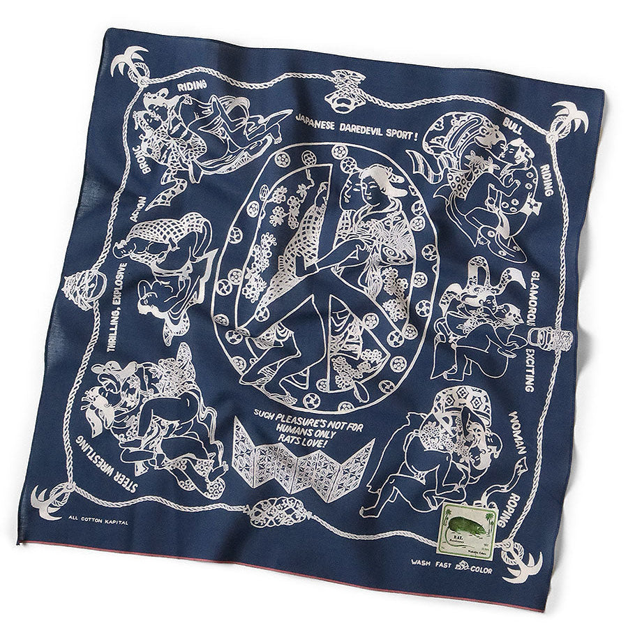 Kapital Fastcolor Selvedge Bandana (YOBAI)