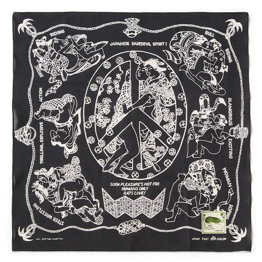 Kapital Fastcolor Selvedge Bandana (YOBAI)