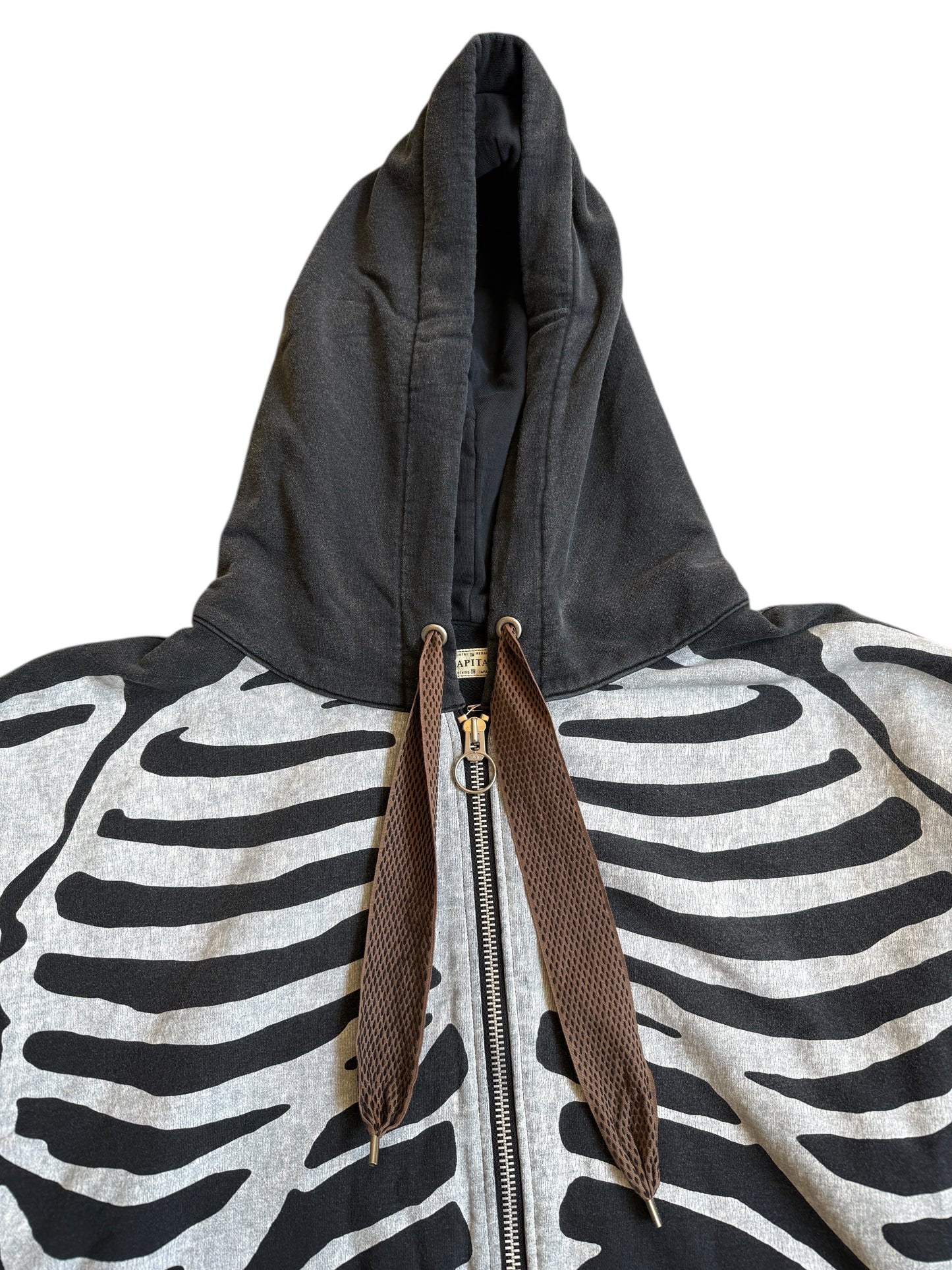 Kapital Fleece Devil Hood Blouson (Bone Print)
