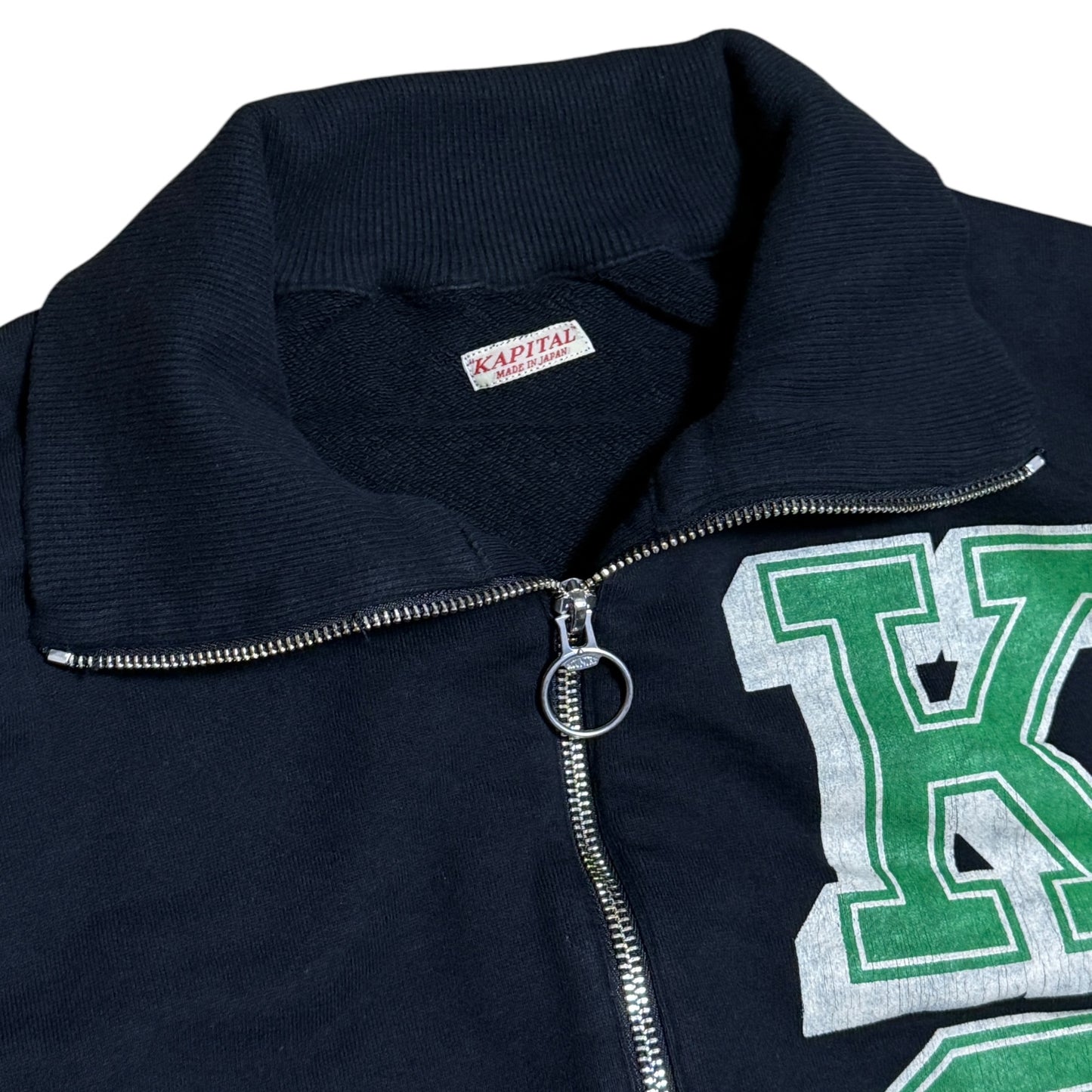 Kapital Fleece Half Zip Vest (KOU Print)