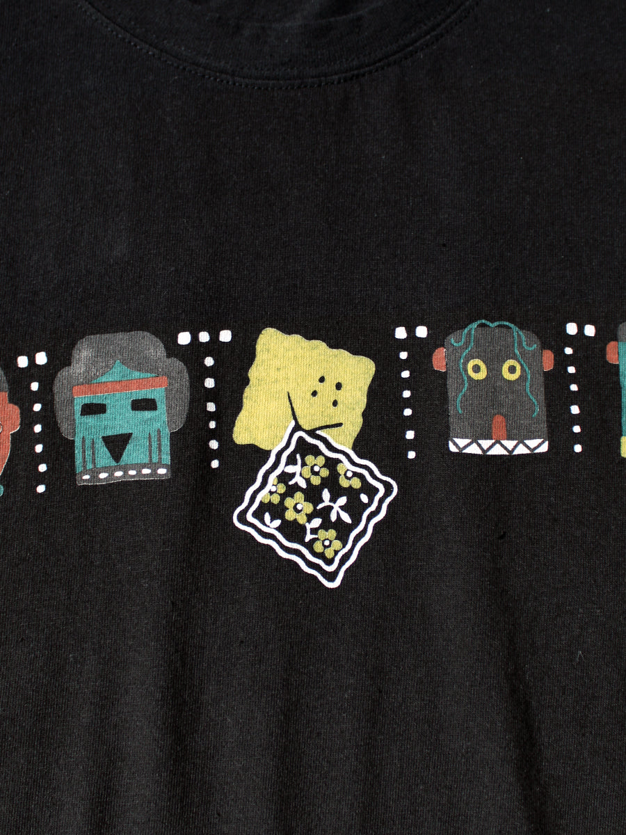 Kapital Jersey Crew Long Sleeve T-Shirt (Peckish & Kachina Print)