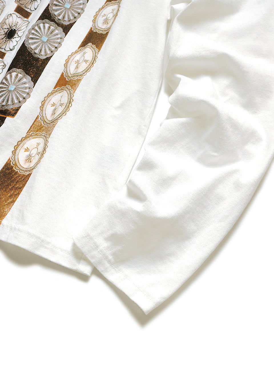 Kapital Jersey Crew Long Sleeve T-Shirt (Curtain Concho Print)
