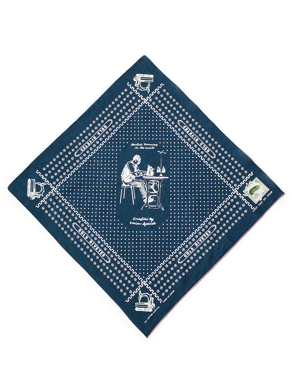 Kapital Fastcolor Selvedge Bandana (Union Master)