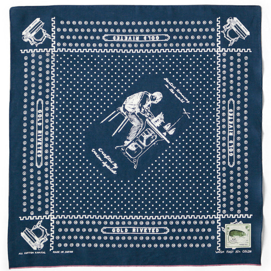Kapital Fastcolor Selvedge Bandana (Union Master)