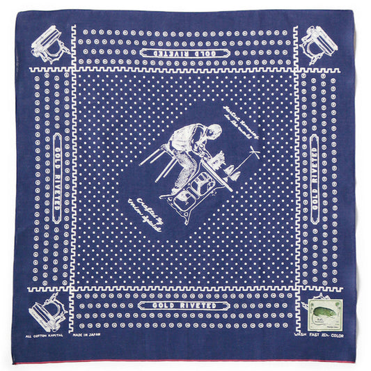 Kapital Fastcolor Selvedge Bandana (Union Master)