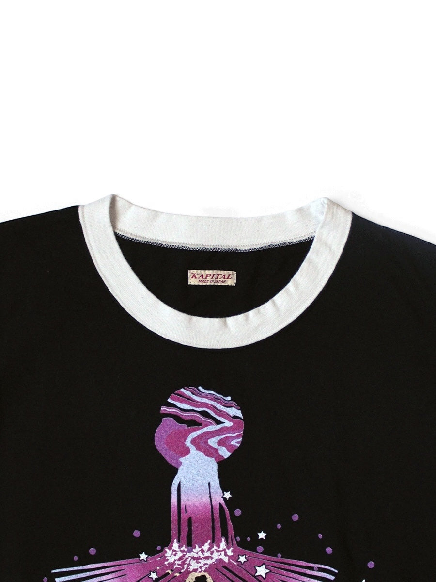 Kapital Tenjiku Ringer Tee (Laundry Max Chief Print)