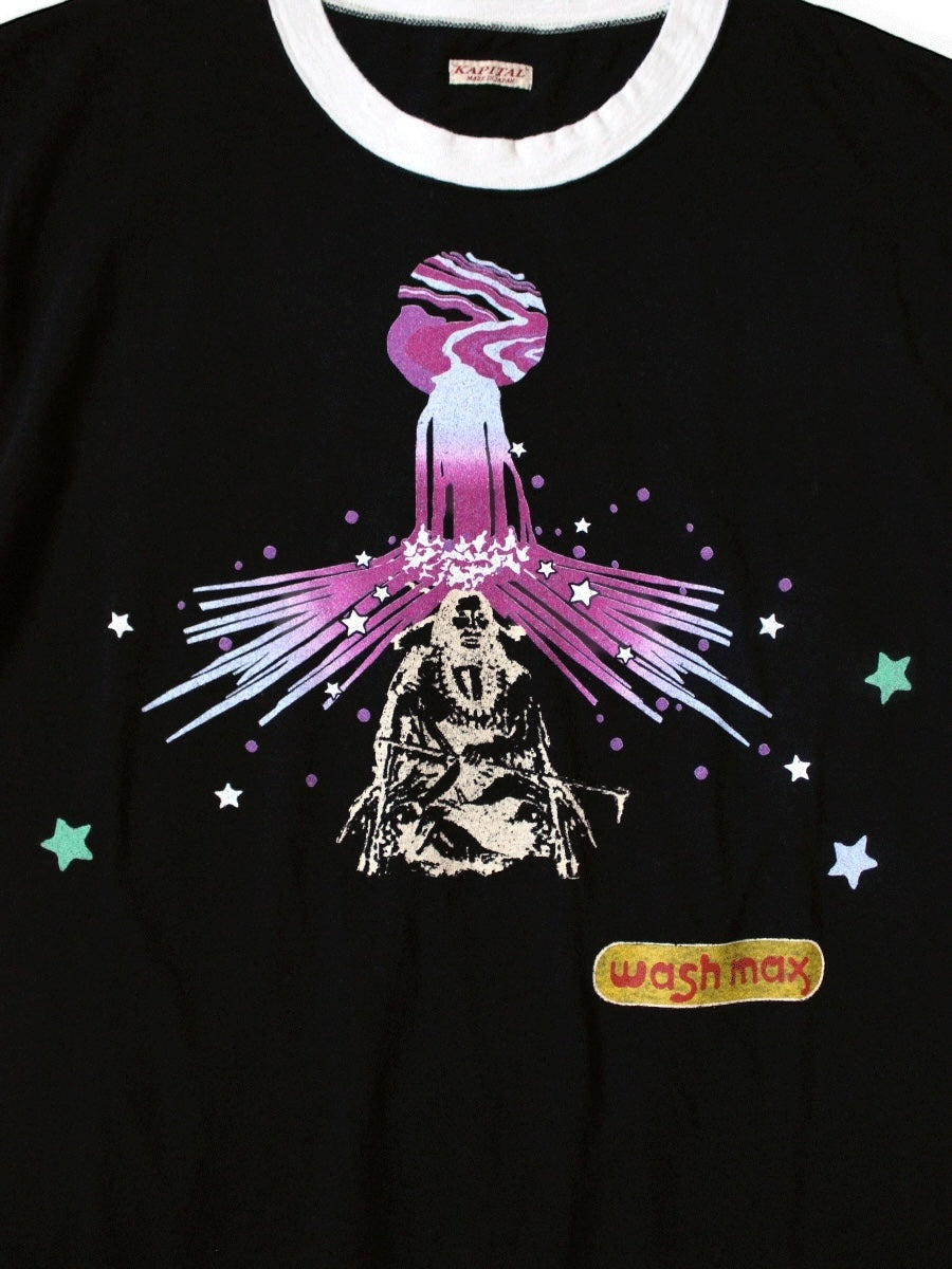 Kapital Tenjiku Ringer Tee (Laundry Max Chief Print)