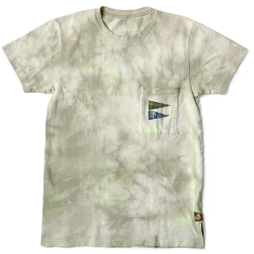 Kapital Tenjiku Pennant T (3 Flags) Smoky Ashbury Dyed (2021)