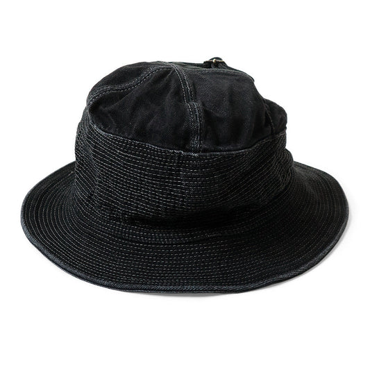 Kapital 11.5oz Black x Black Denim The Old Man & The Sea Hat
