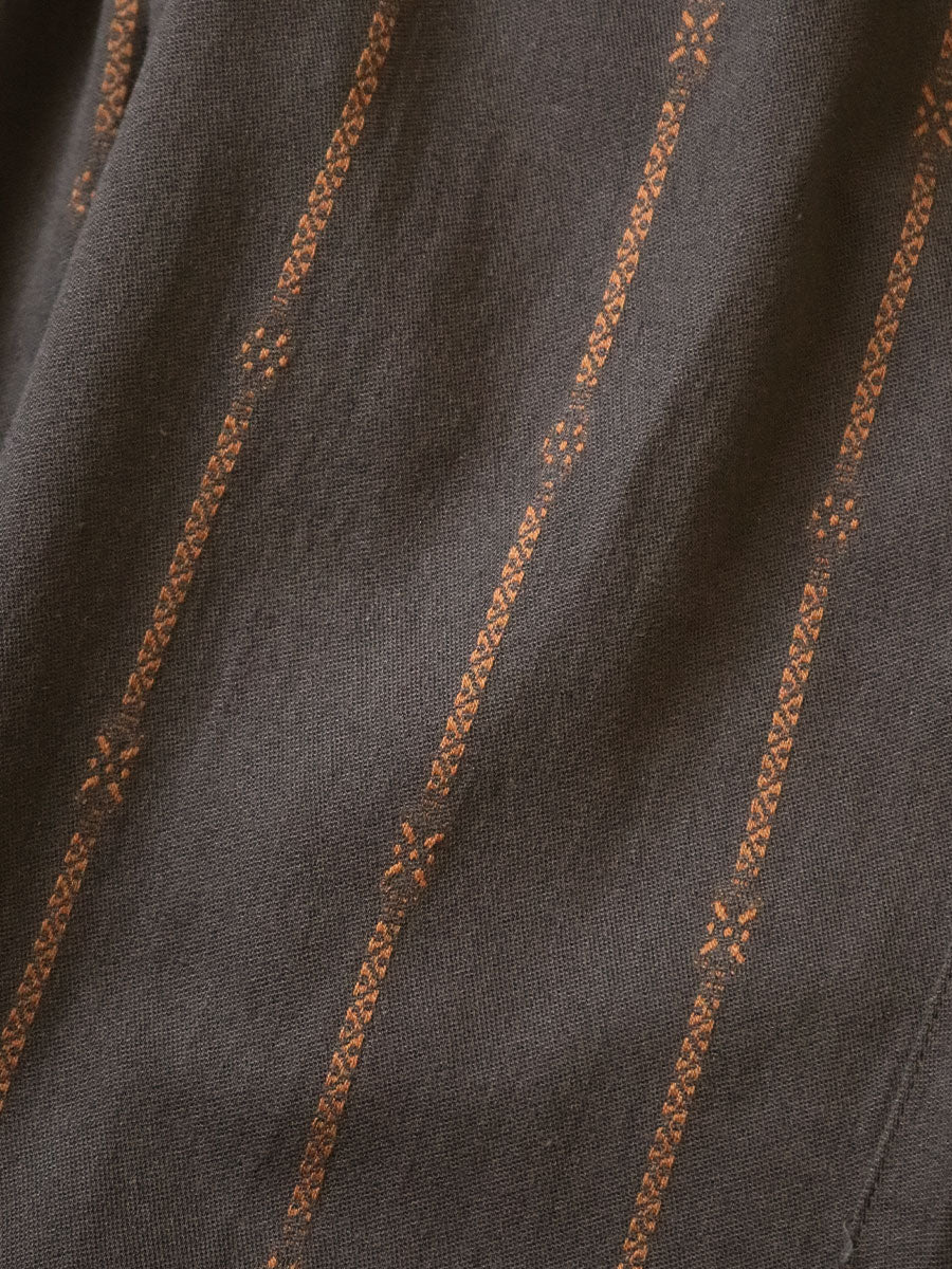 Kapital Cotton-Linen Siamese Stripe Easy Pants