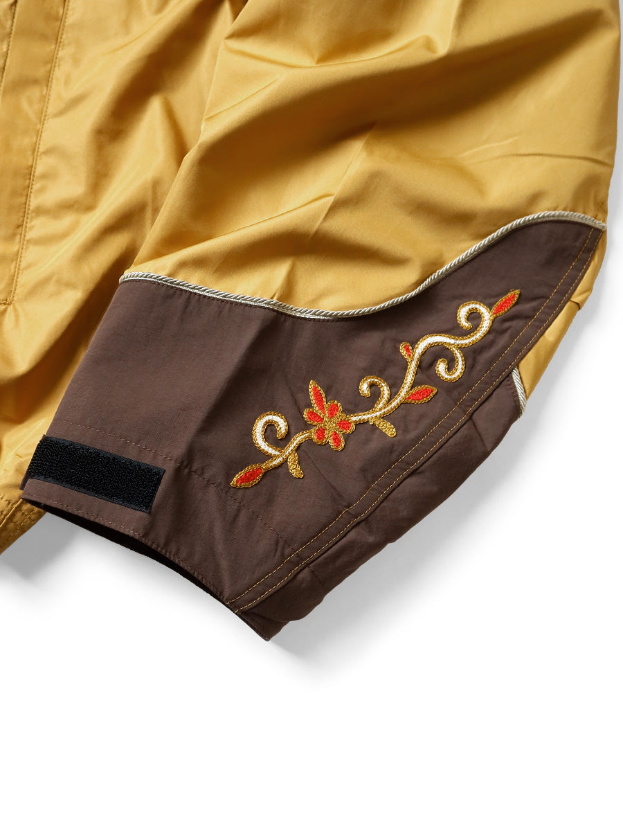 Kapital Poly Taffeta 2Tone Tennessee Cactus Flower Parka