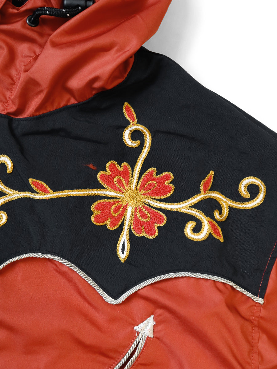 Kapital Poly Taffeta 2Tone Tennessee Cactus Flower Parka