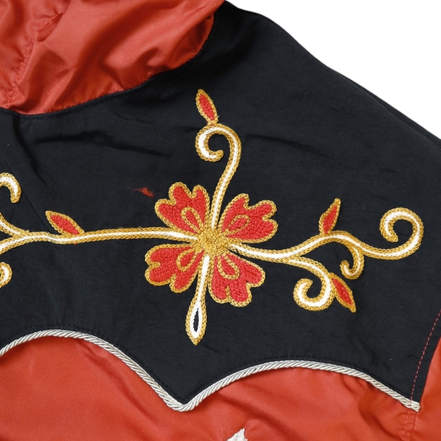 Kapital Poly Taffeta 2 Tone Tennessee Cactus Flower Parka
