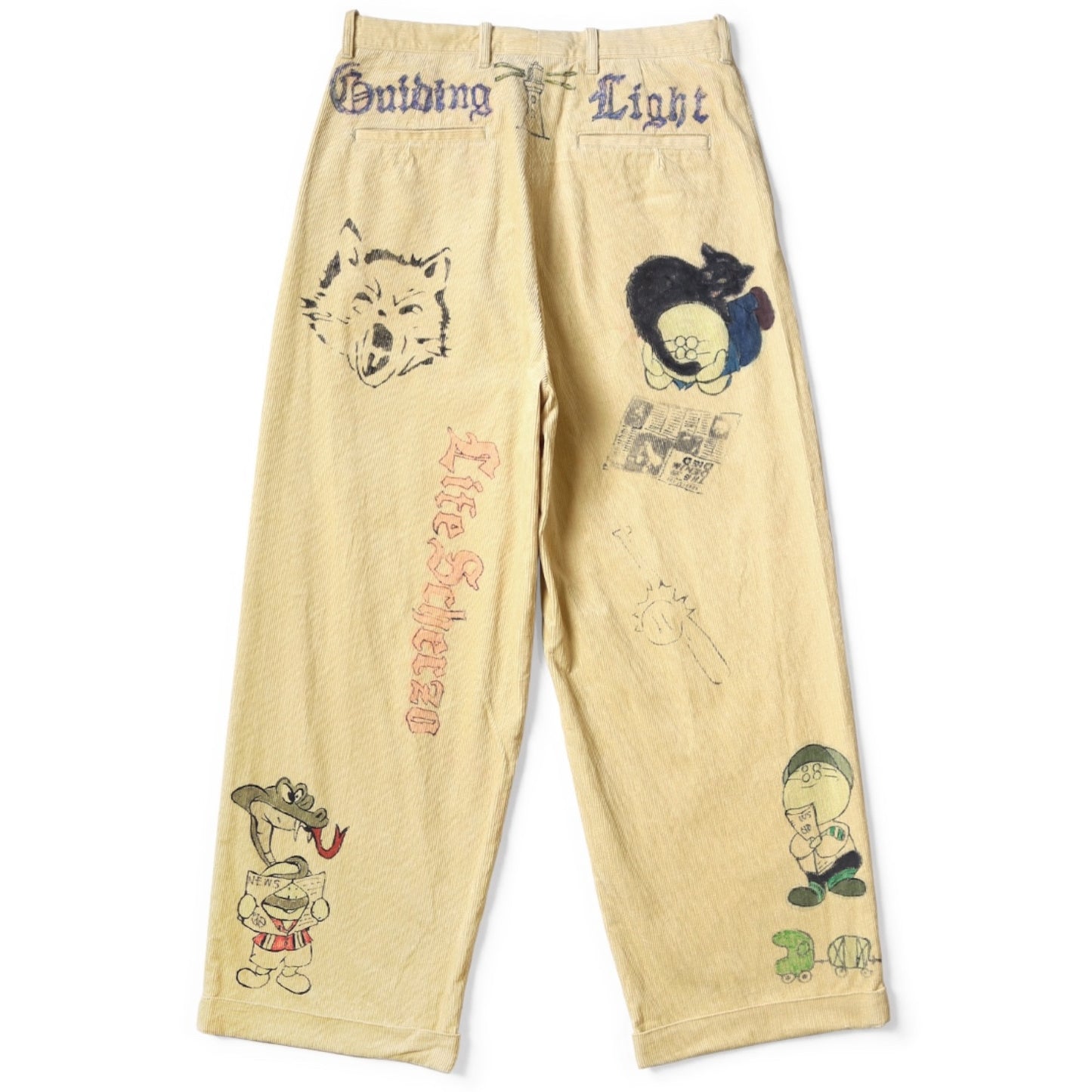 Kapital 14W Corduroy Ivy Pants (Memorial Paint Model)