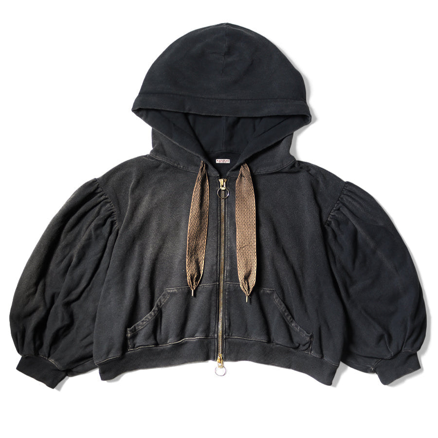 Kapital Fleece Gathered Sleeve Devil Hood Blouson