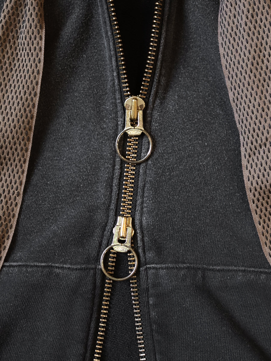 Kapital Fleece Gathered Sleeve Devil Hood Blouson
