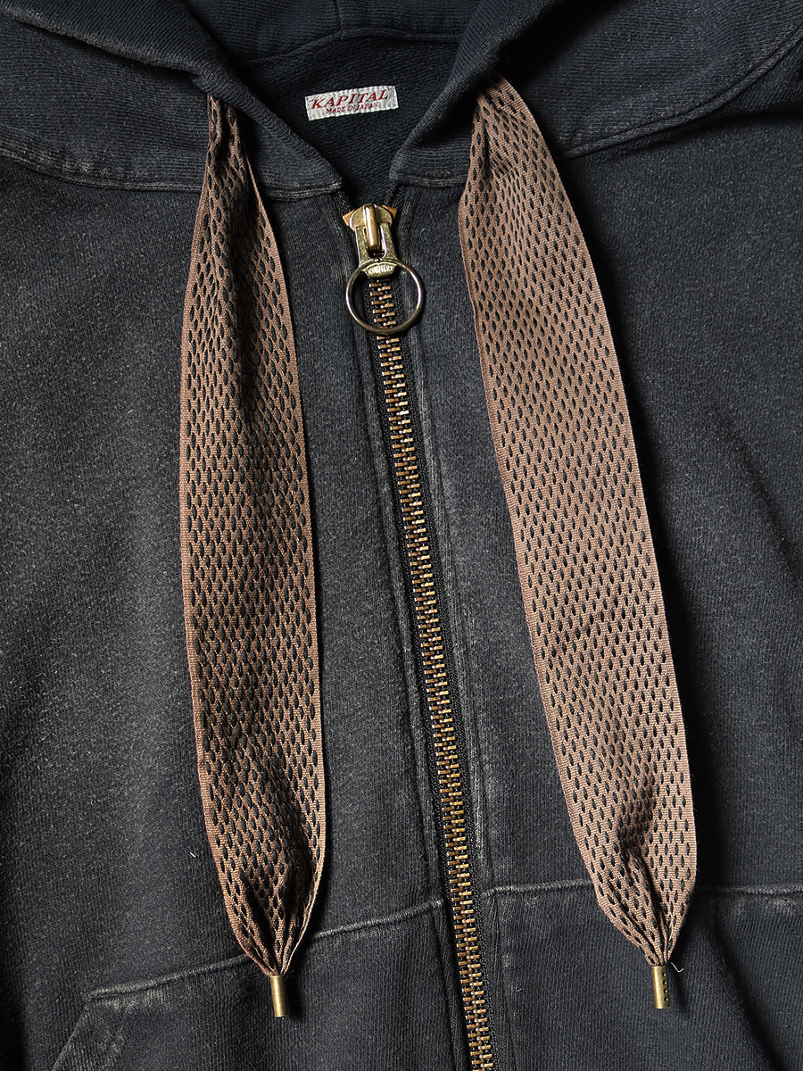 Kapital Fleece Gathered Sleeve Devil Hood Blouson