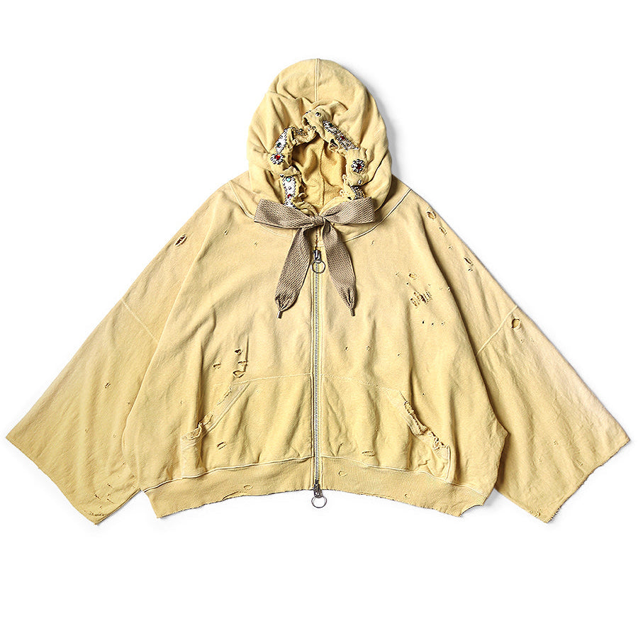 Kapital Fleece Thriller Damaged Devil Hood Blouson (Studs Remake)