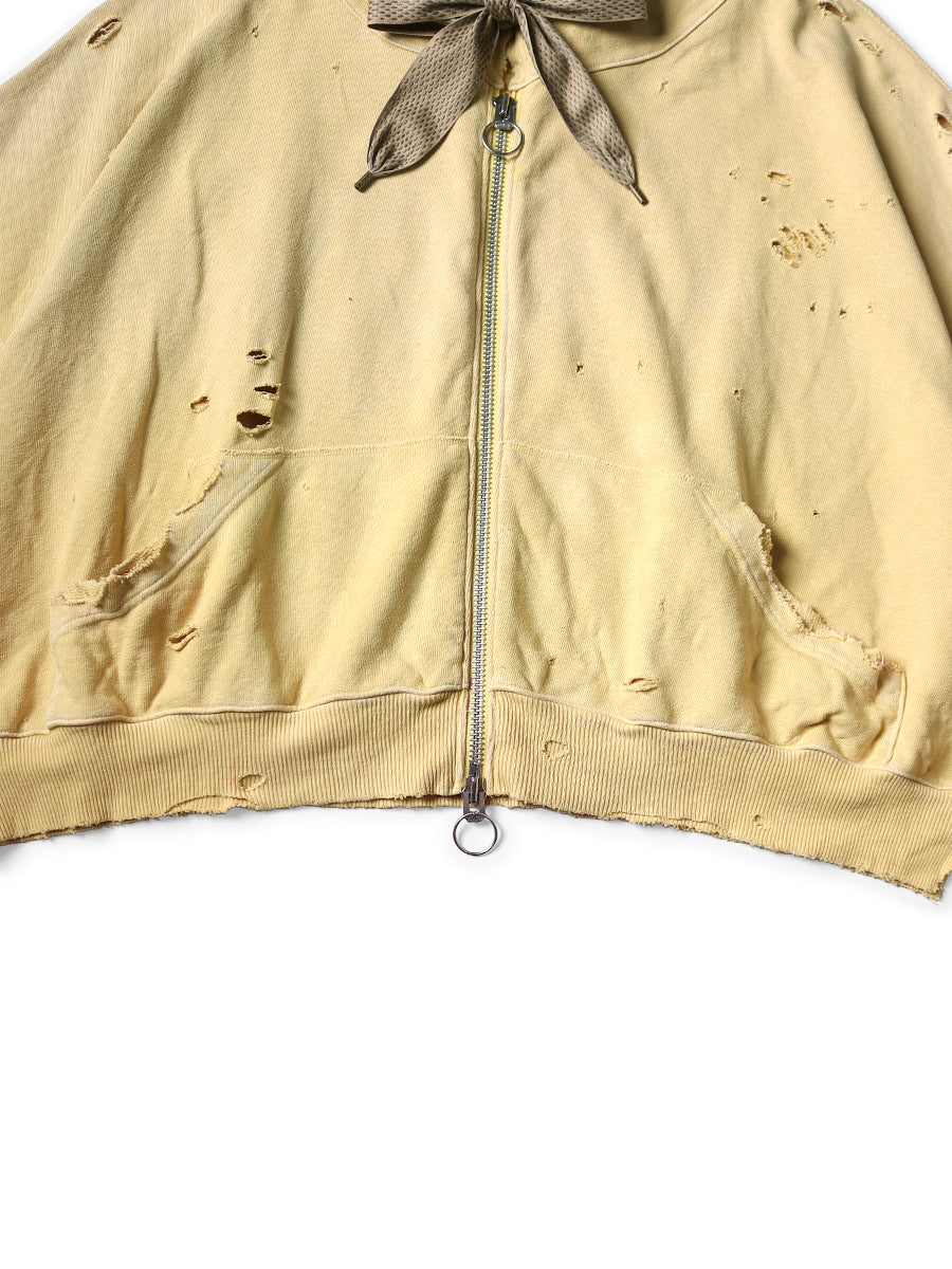 Kapital Fleece Thriller Damaged Devil Hood Blouson (Studs Remake)