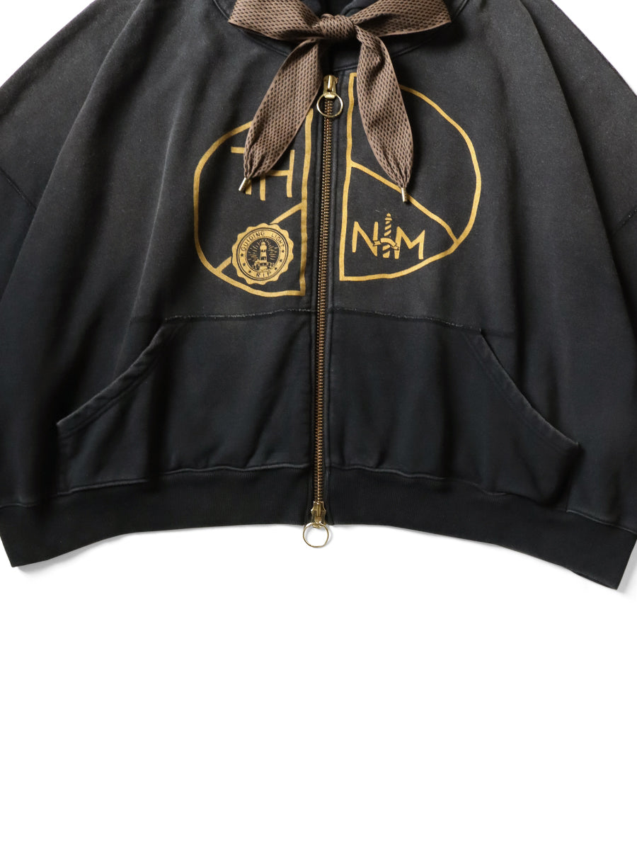 Kapital Fleece Devil Hood Blouson (TH.DDPEACE Print)