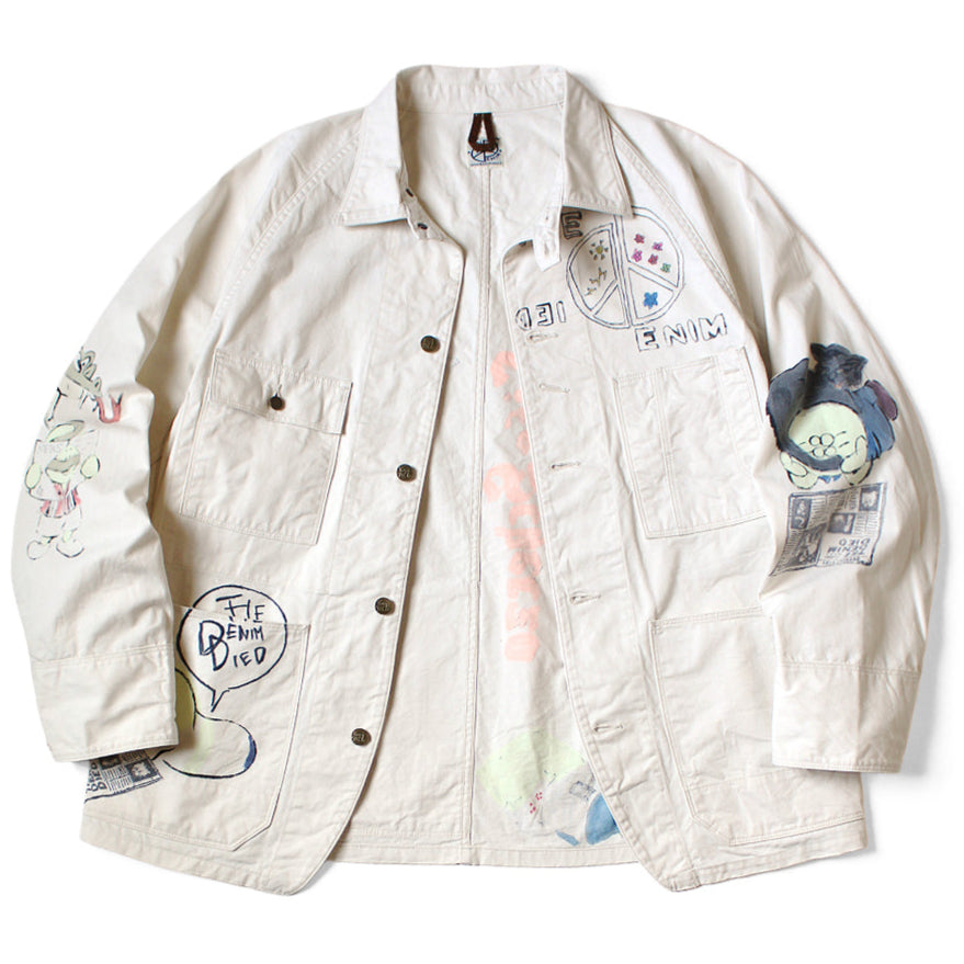 Kapital Mura Twill Cactus Beer Jacket (Memorial Paint Model)