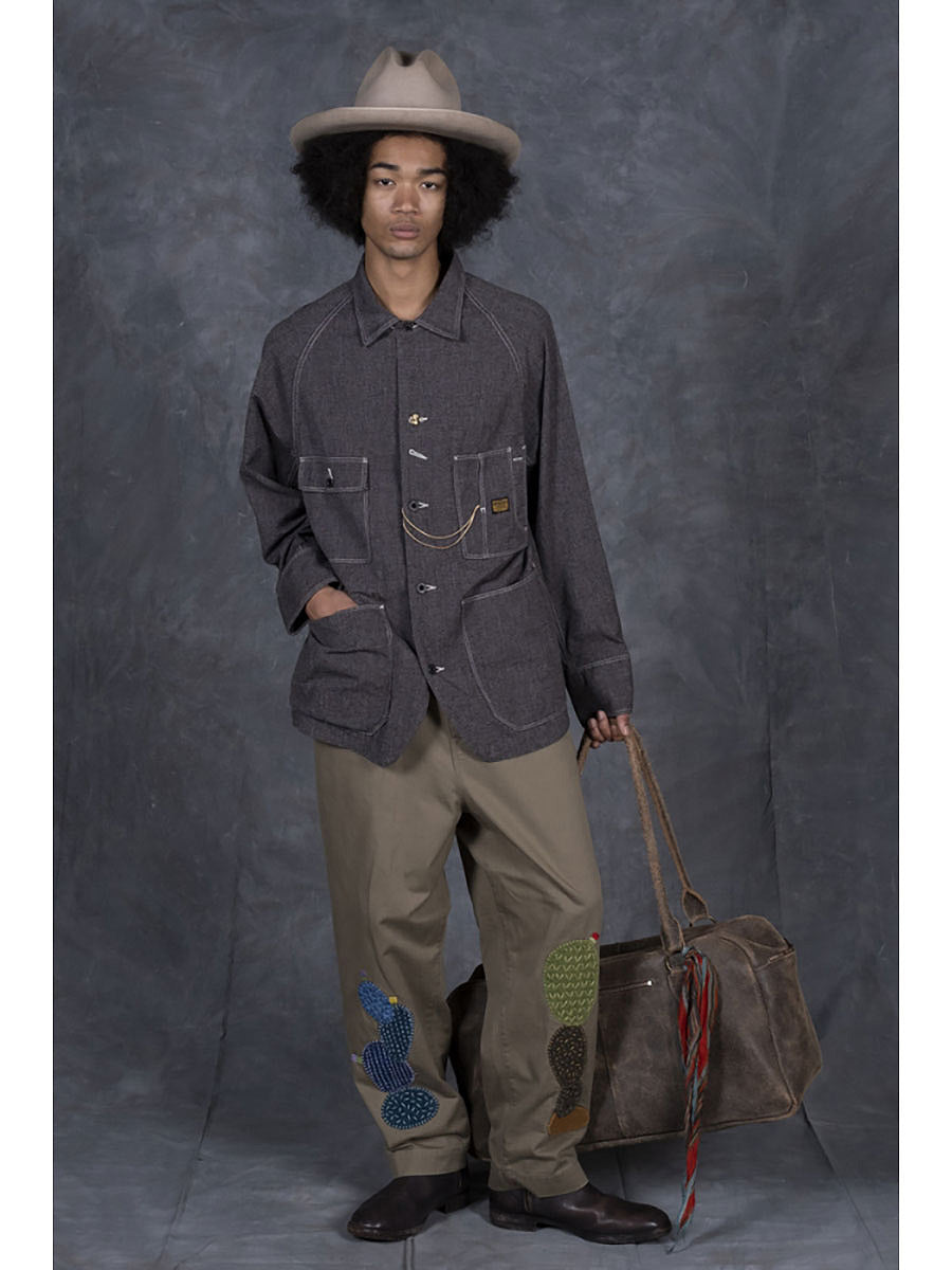 Kapital Heather Chambray Cactus Coverall
