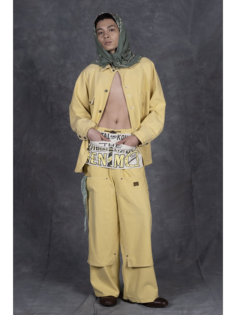 Kapital Canvas Double Knee Easy Baggy Pants