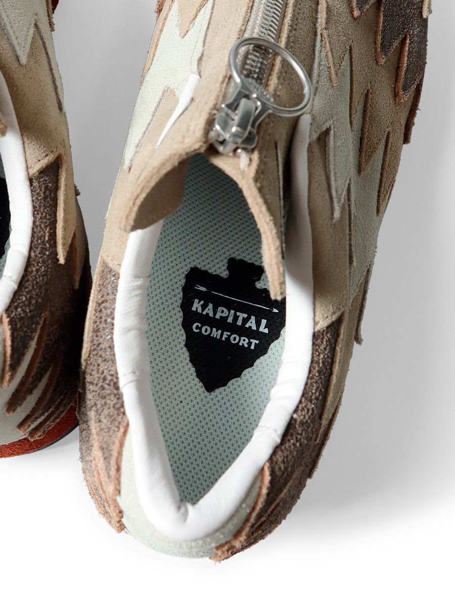 Kapital Leather Navajo Pattern Sparrow Sneakers